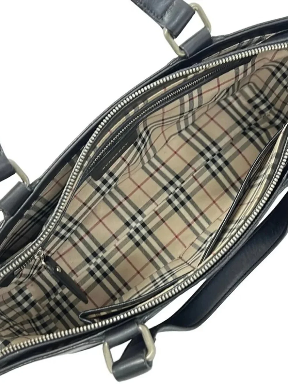 Burberry Black Leather Handbag